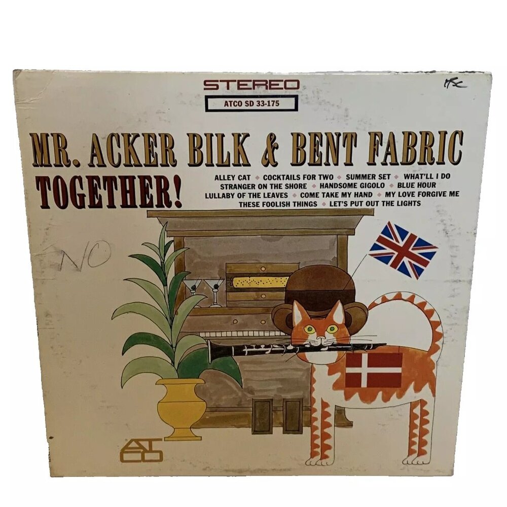 Mr. Acker Bilk & Bent Fabric Together! (Vinyl, 1966) ATCO SD 33-175 VG+ LP